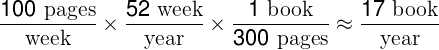 How I calculated the number of books